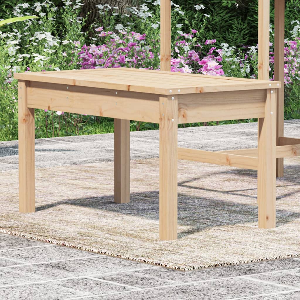 Παγκάκι Κήπου 80x44x45 εκ. από Μασίφ Ξύλο Πεύκου 3