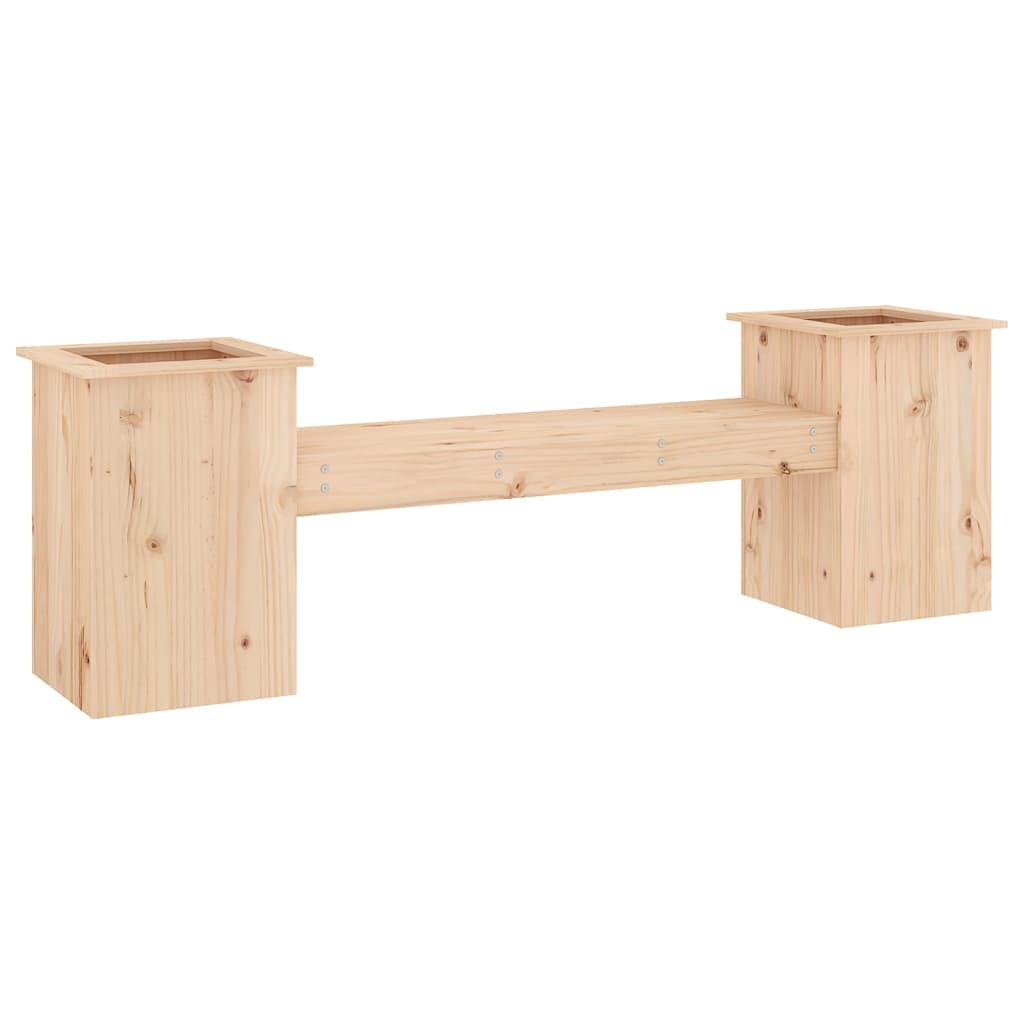 Ζαρντινιέρα Παγκάκι 184,5x39,5x56,5 εκ. από Μασίφ Ξύλο Πεύκου 2