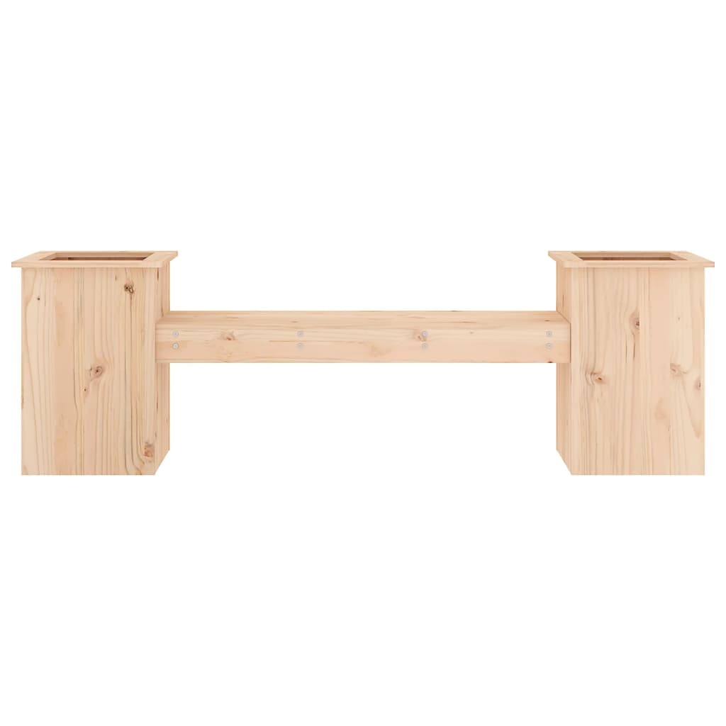 Ζαρντινιέρα Παγκάκι 184,5x39,5x56,5 εκ. από Μασίφ Ξύλο Πεύκου 4
