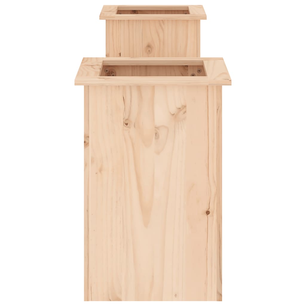 Ζαρντινιέρα Παγκάκι 184,5x39,5x56,5 εκ. από Μασίφ Ξύλο Πεύκου 5