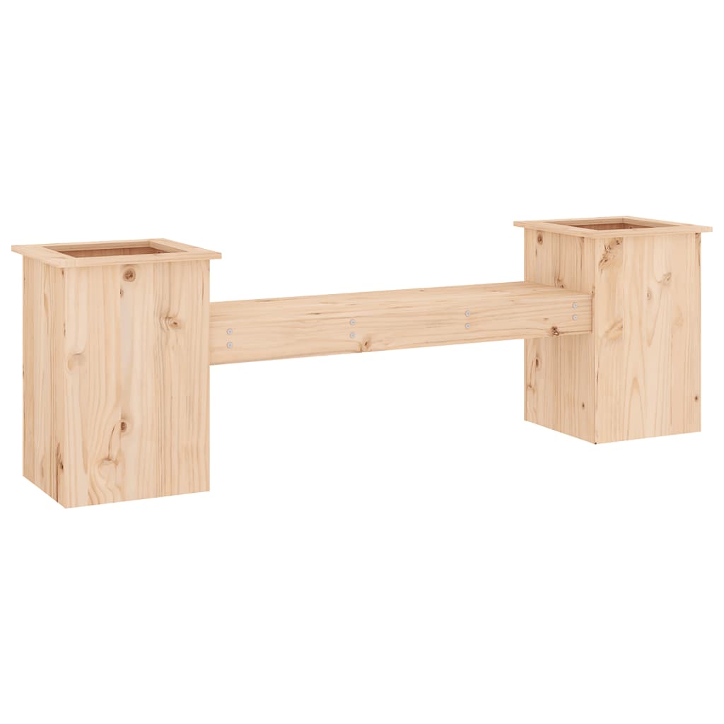Ζαρντινιέρα Παγκάκι 184,5x39,5x56,5 εκ. από Μασίφ Ξύλο Πεύκου 6