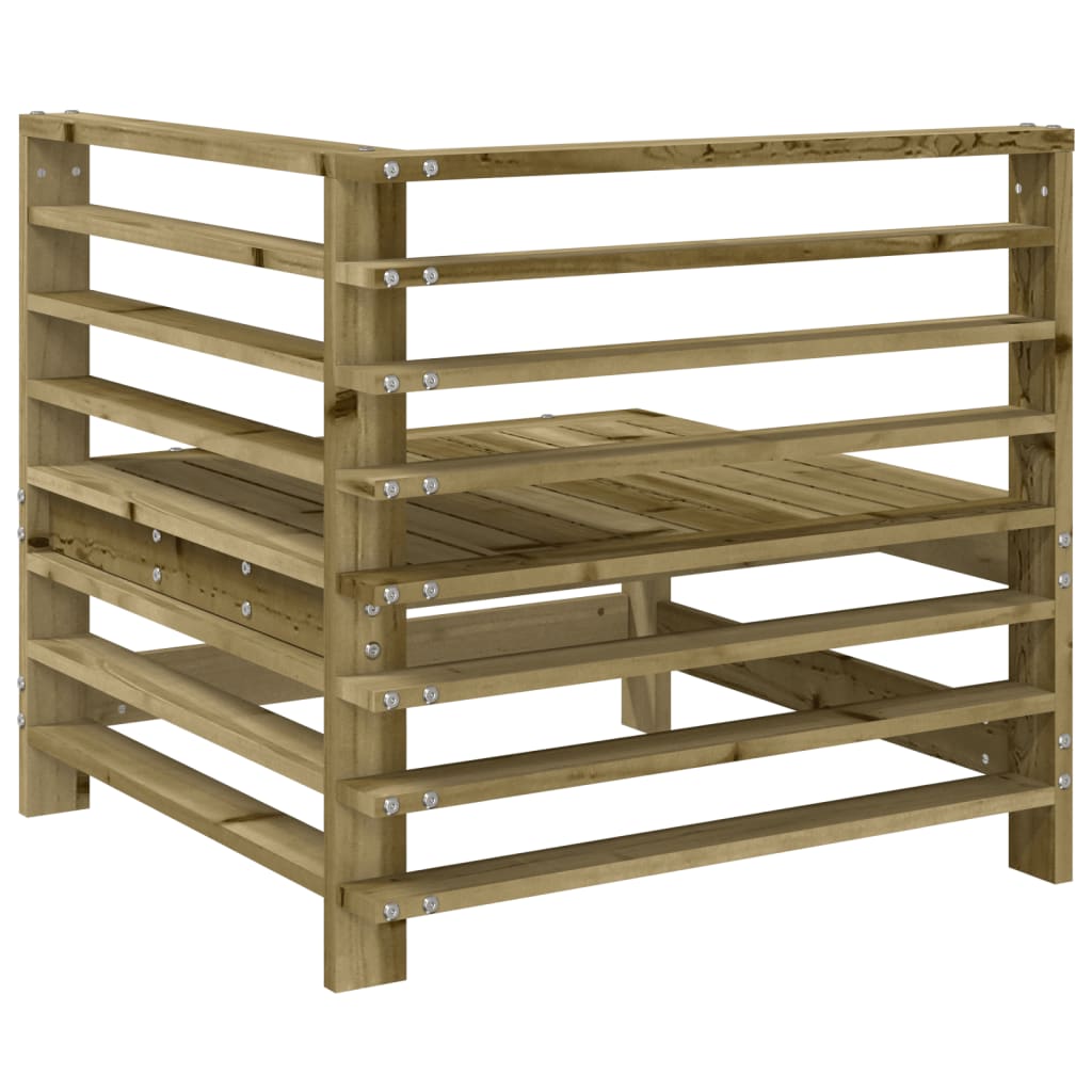 Καναπές Κήπου Γωνιακός από Εμποτισμένο Ξύλο Πεύκου 5