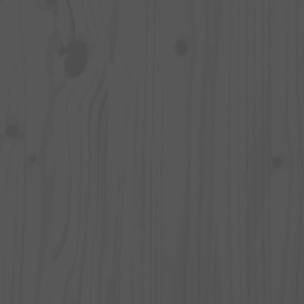 Σαλόνι Κήπου Γκρι Σετ 3 Τεμαχίων από Μασίφ Ξύλο Πεύκου 7