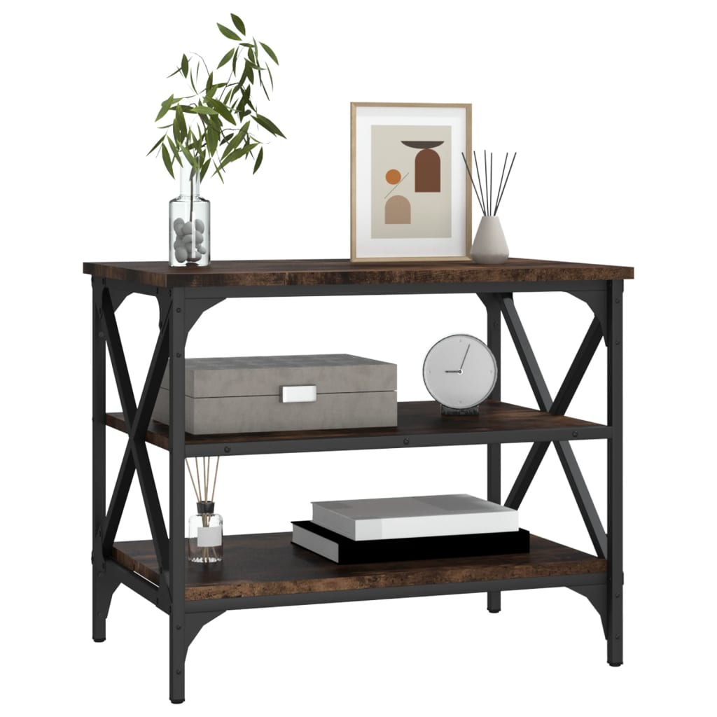 Έπιπλο Τηλεόρασης Καπνιστή Δρυς 60x40x50 εκ. Επεξ. Ξύλο 4