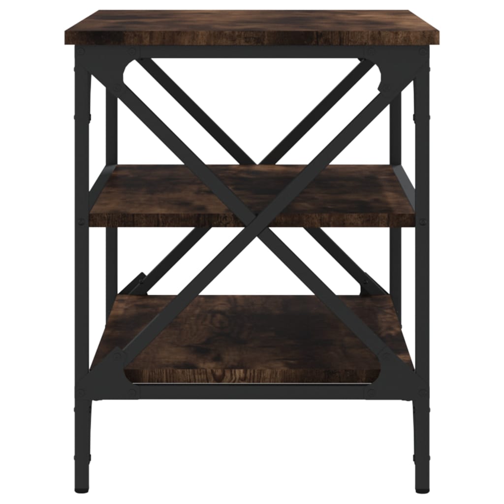 Έπιπλο Τηλεόρασης Καπνιστή Δρυς 60x40x50 εκ. Επεξ. Ξύλο 6