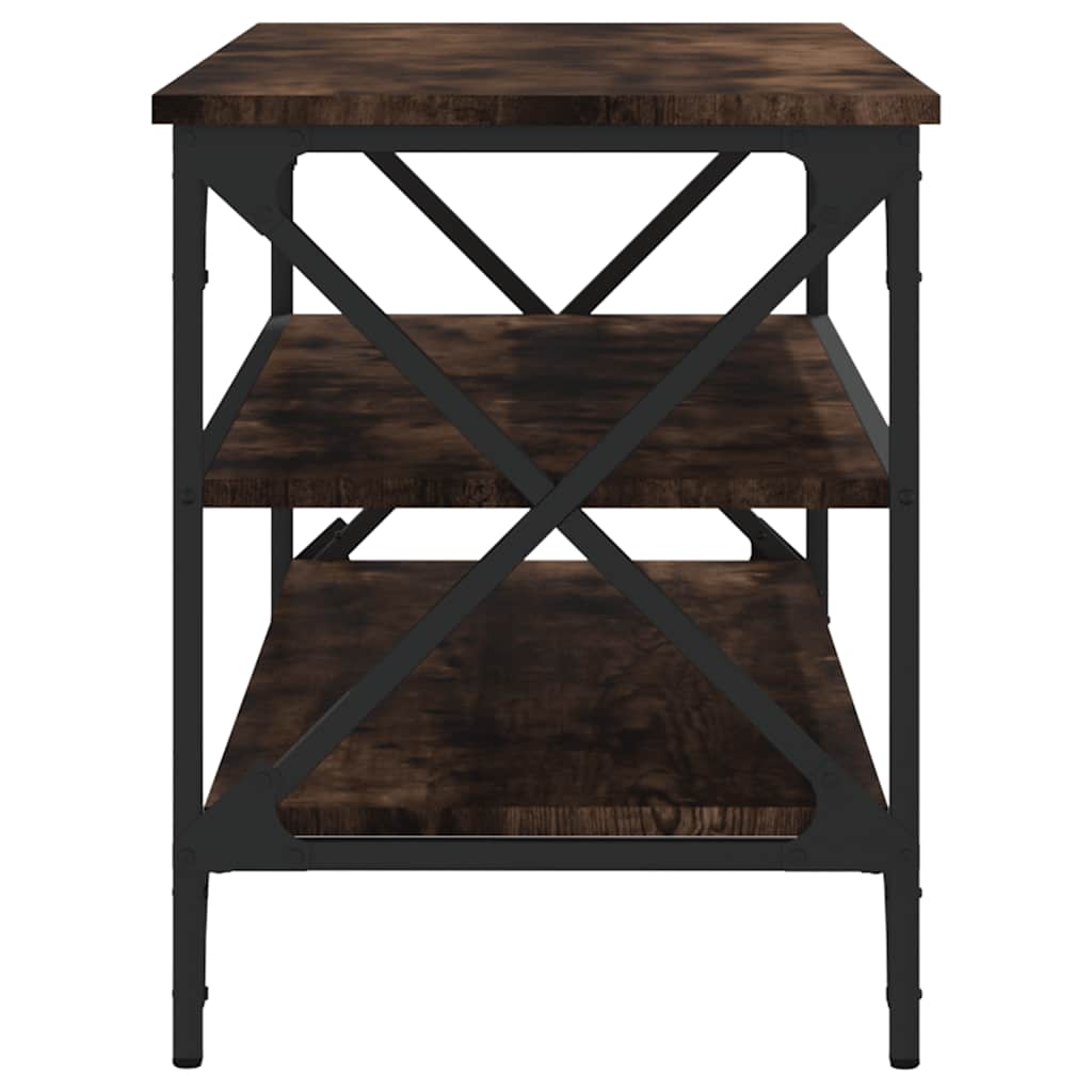 Έπιπλο Τηλεόρασης Καπνιστή Δρυς 100x40x50 εκ. Επεξ. Ξύλο 6