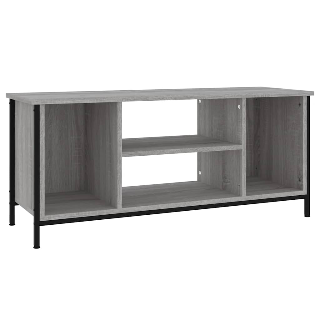 Έπιπλο Τηλεόρασης Γκρι Sonoma 102x35x45 εκ. από Επεξεργ. Ξύλο 2