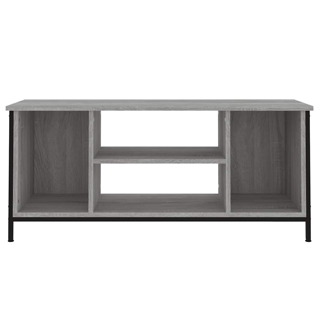 Έπιπλο Τηλεόρασης Γκρι Sonoma 102x35x45 εκ. από Επεξεργ. Ξύλο 5