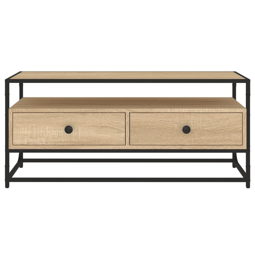 Έπιπλο Τηλεόρασης Sonoma Δρυς 100x35x45 εκ. Επεξ. Ξύλο 6