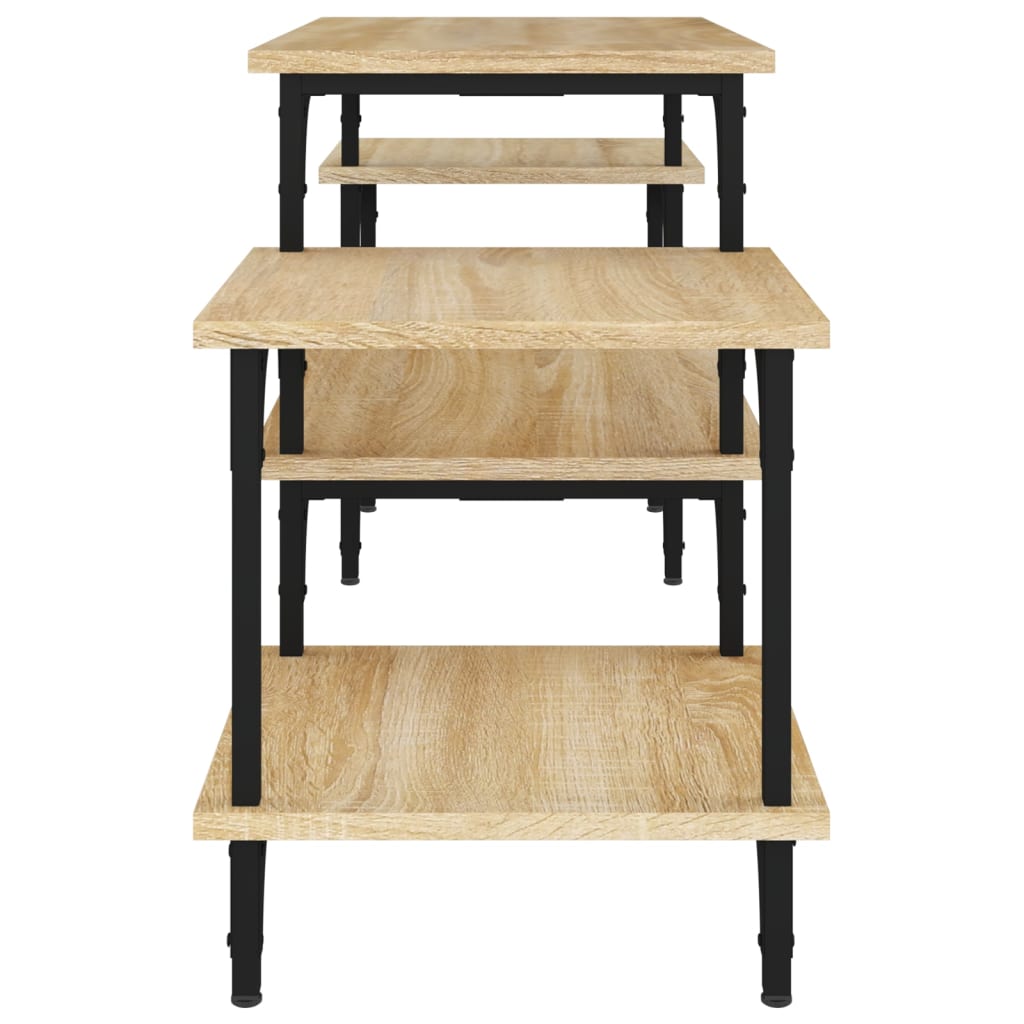 Έπιπλο Τηλεόρασης Sonoma Δρυς 117x35x52 εκ. Επεξεργ. Ξύλο 6