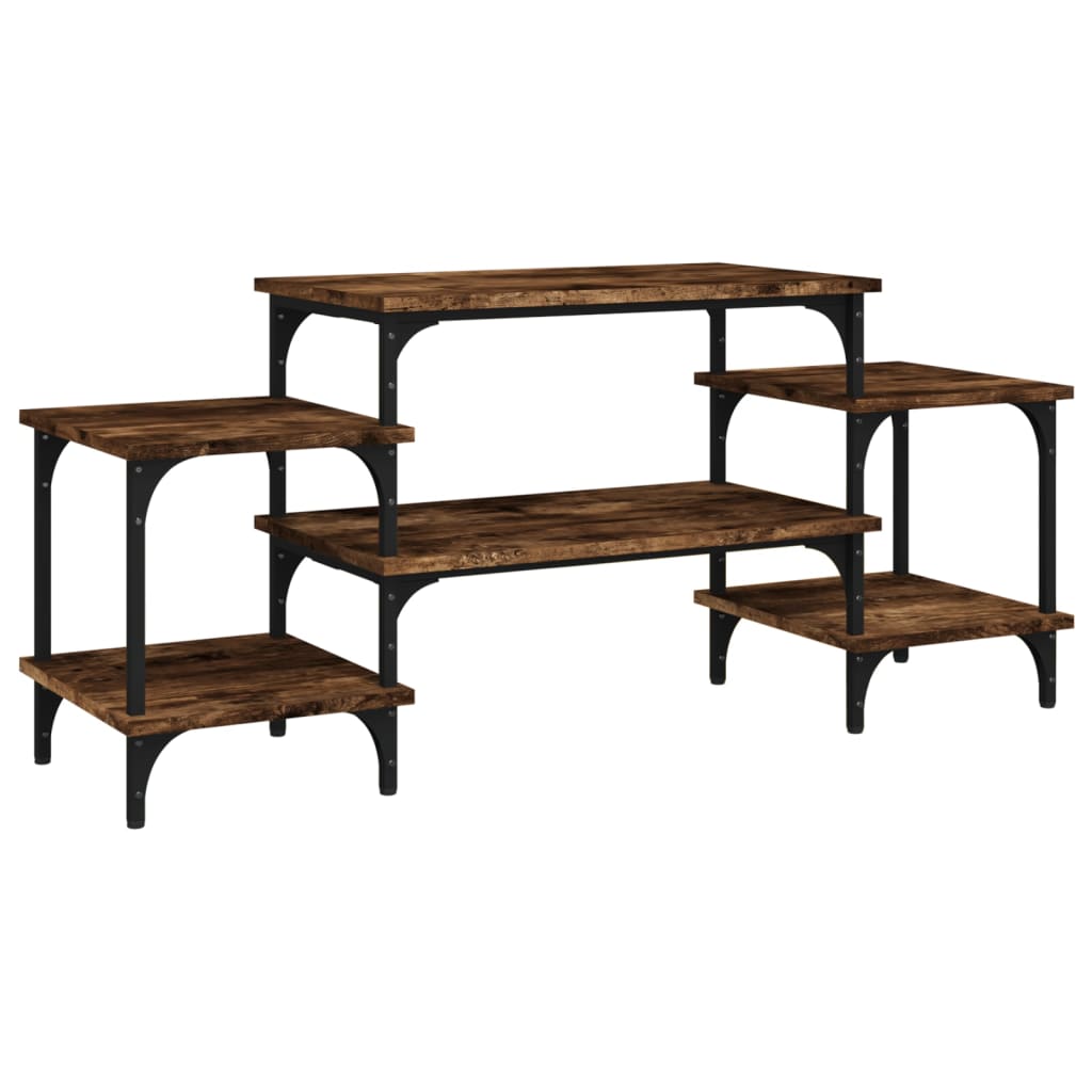 Έπιπλο Τηλεόρασης Καπνιστή Δρυς 117x35x52 εκ. Επεξ. Ξύλο 2