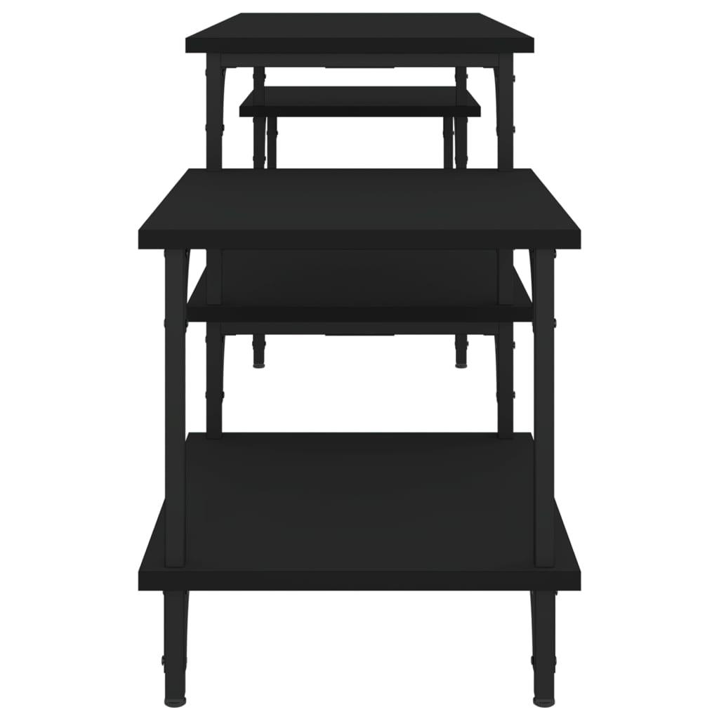 Έπιπλο Τηλεόρασης Μαύρο 157x35x52 εκ. Επεξ. Επεξεργασμένο Ξύλο 6