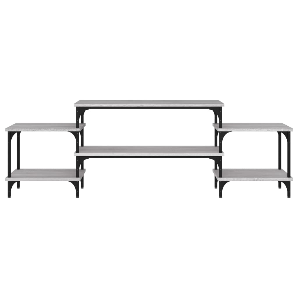Έπιπλο Τηλεόρασης Γκρι Sonoma 157x35x52 εκ. Επεξεργασμένο Ξύλο 5