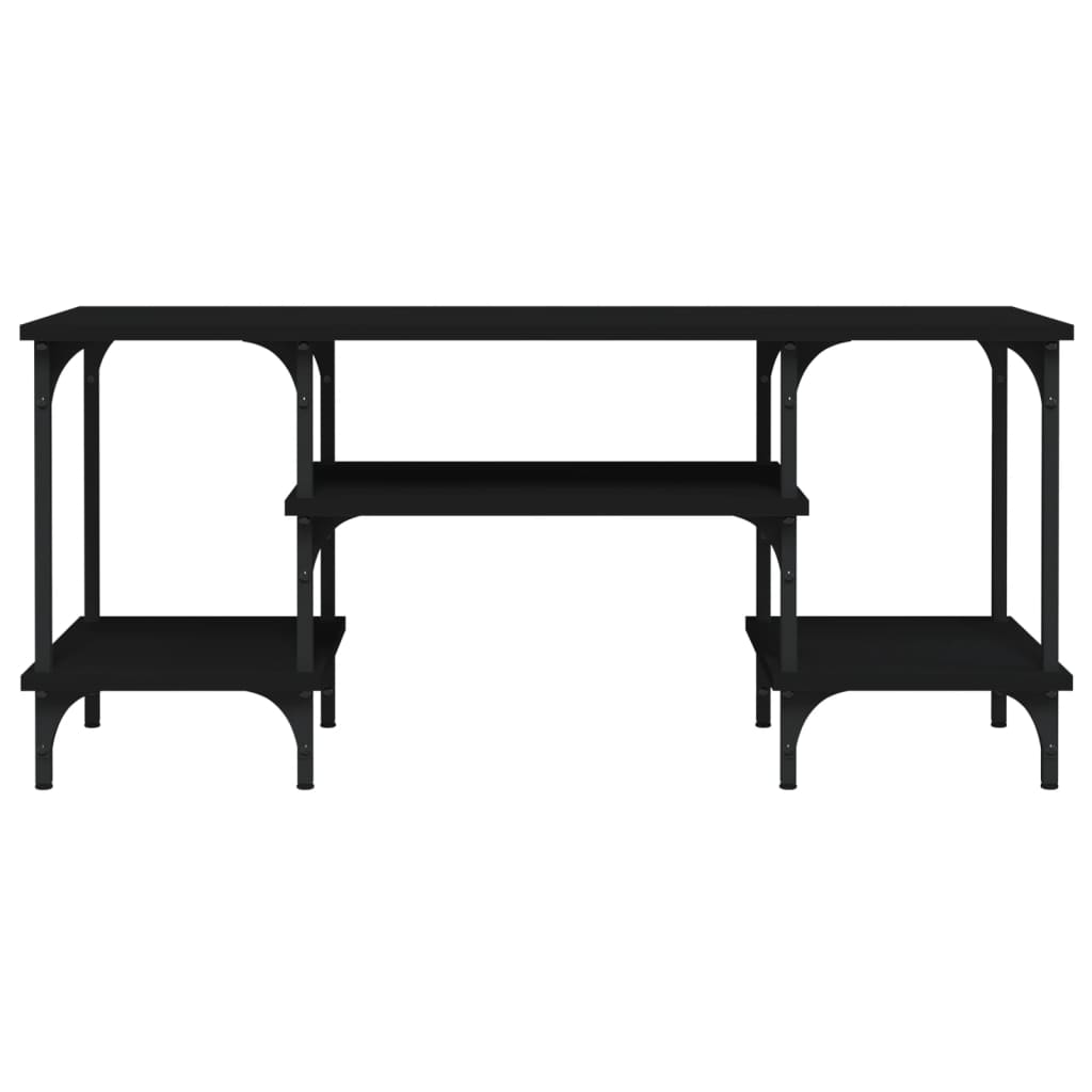 Έπιπλο Τηλεόρασης Μαύρο 102 x 35 x 45,5 εκ. Επεξεργασμένο Ξύλο 5