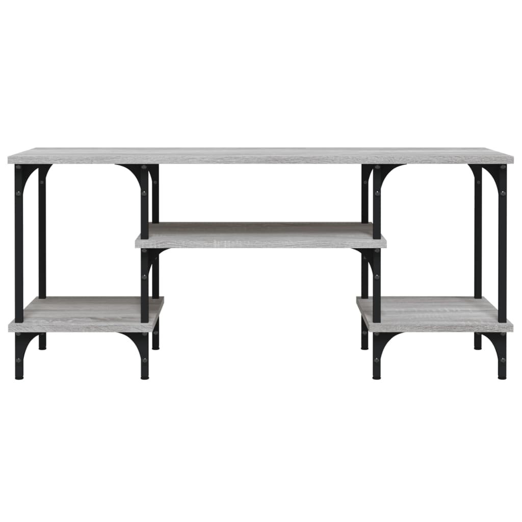 Έπιπλο Τηλεόρασης Γκρι Sonoma 102x35x45,5 εκ. από Επεξεργ. Ξύλο 5