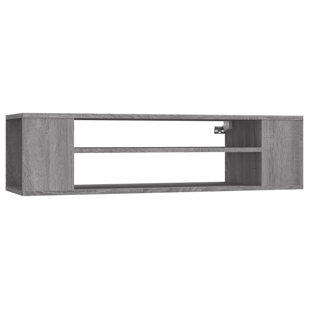 Έπιπλο Τηλεόρασης Κρεμαστό Γκρι Sonoma 100x30x26,5εκ Επεξ. Ξύλο 2
