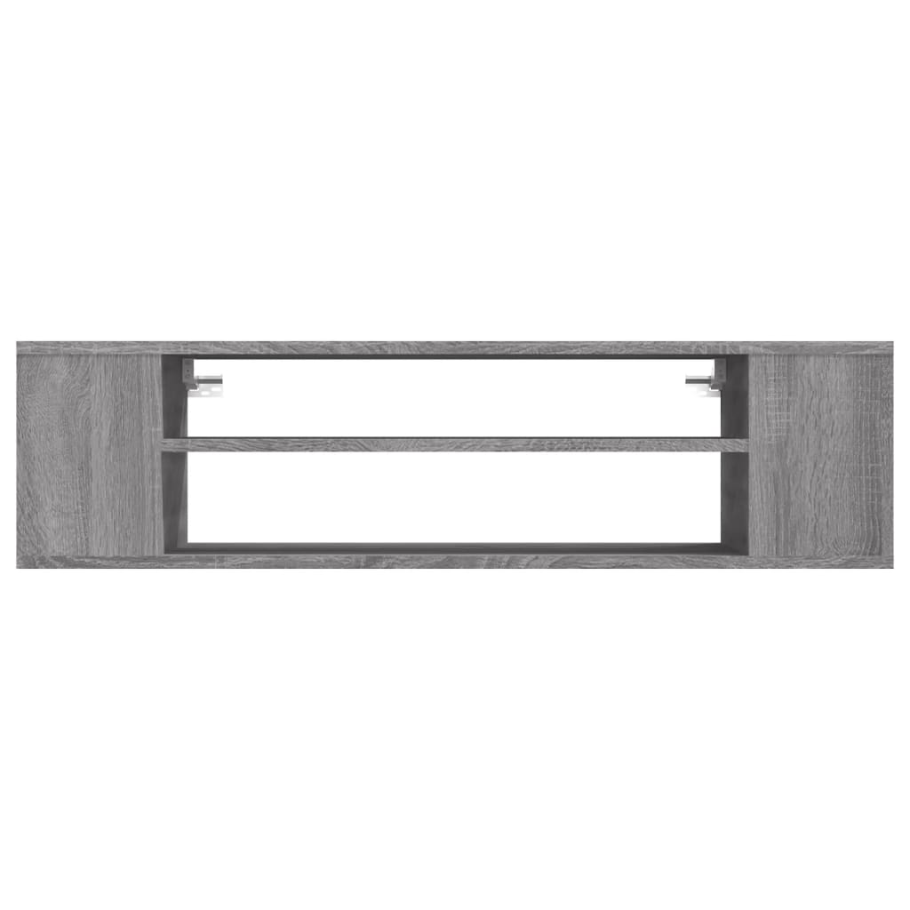 Έπιπλο Τηλεόρασης Κρεμαστό Γκρι Sonoma 100x30x26,5εκ Επεξ. Ξύλο 4