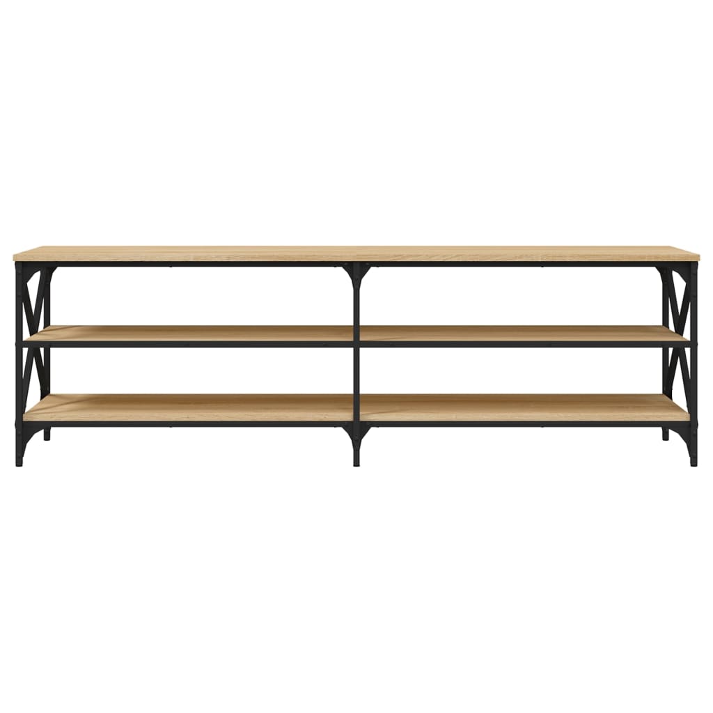 Έπιπλο Τηλεόρασης Sonoma Δρυς 160x40x50 εκ. Επεξ. Ξύλο 5