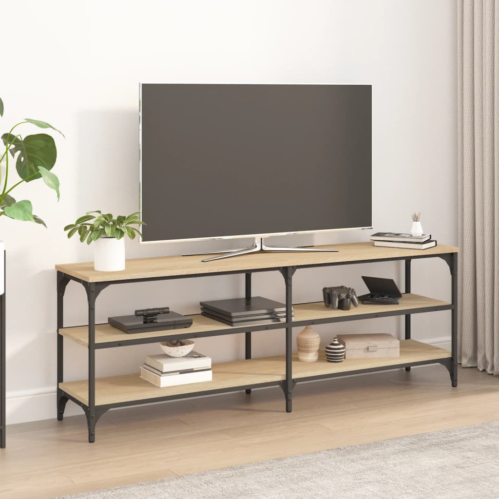 Έπιπλο Τηλεόρασης Sonoma Δρυς 140x30x50 εκ. Επεξ. Ξύλο 1