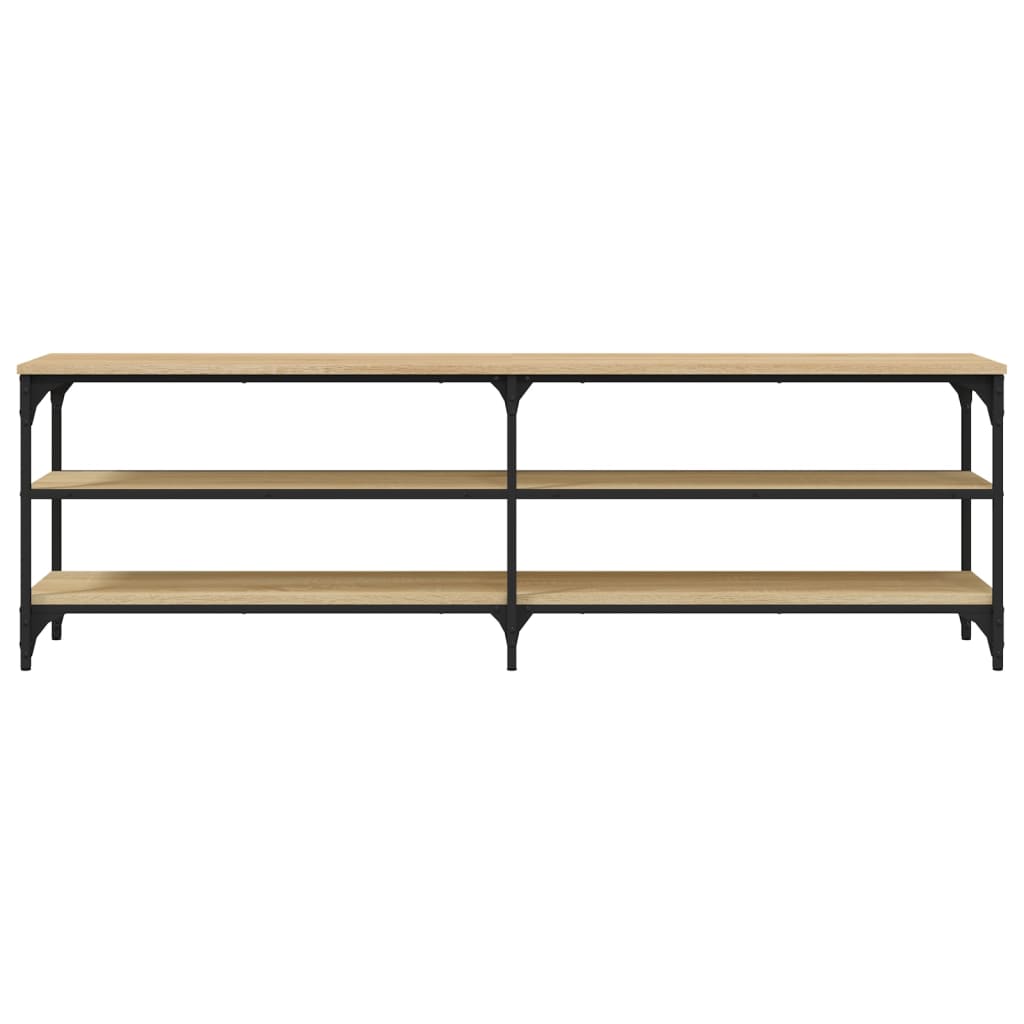 Έπιπλο Τηλεόρασης Sonoma Δρυς 160x30x50 εκ. Επεξ. Ξύλο 5