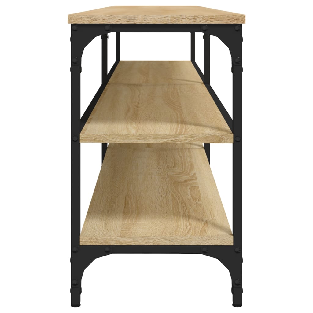 Έπιπλο Τηλεόρασης Sonoma Δρυς 160x30x50 εκ. Επεξ. Ξύλο 6