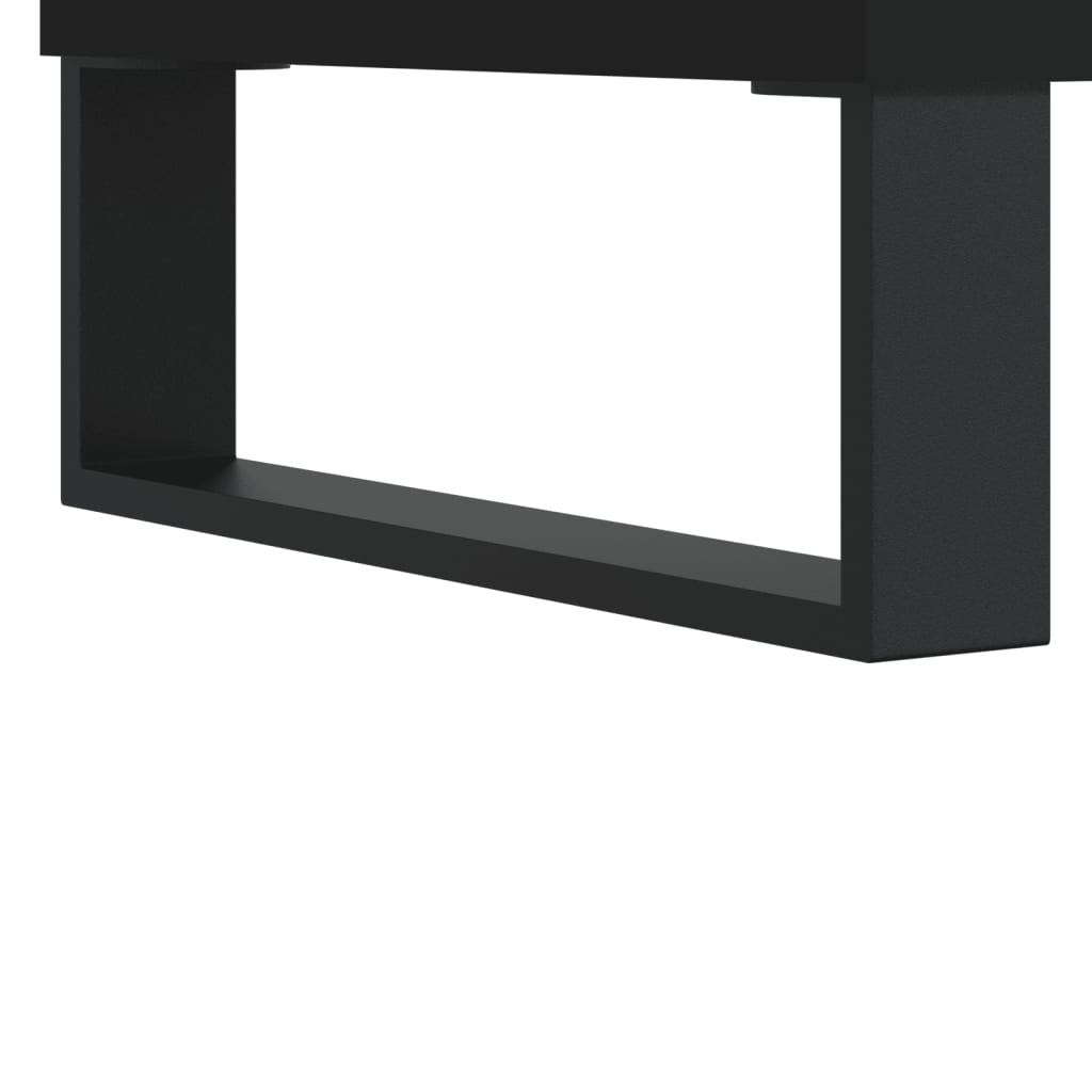 Ραφιέρα Μαύρη 57 x 35 x 90 από Επεξεργασμένο Ξύλο 7