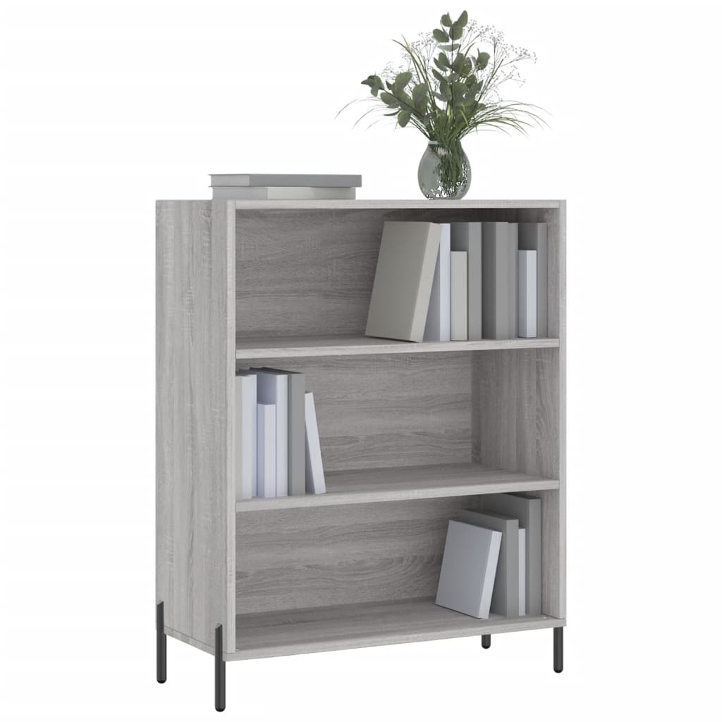 Ραφιέρα Γκρι Sonoma 69,5 x 32,5 x 90 εκ. από Επεξεργασμένο Ξύλο 3