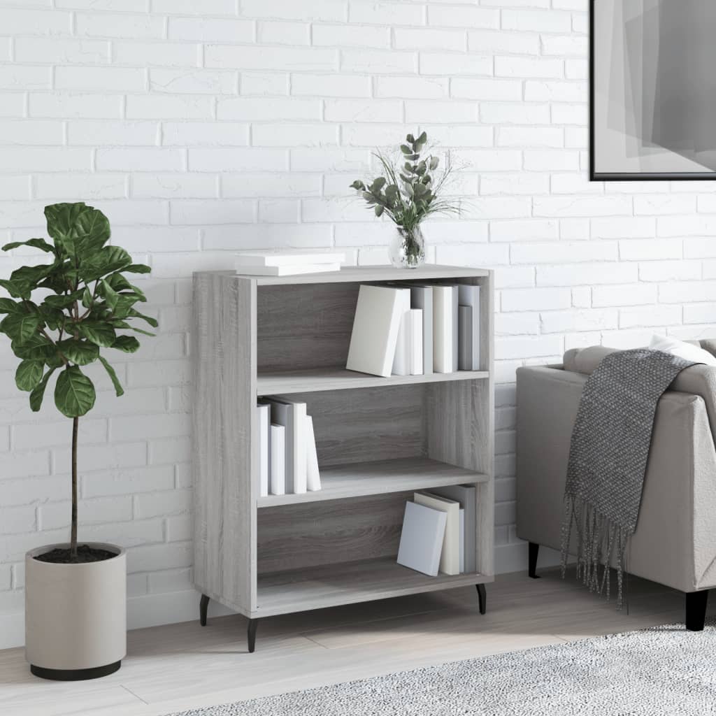 Ραφιέρα Γκρι Sonoma 69,5 x 32,5 x 90 εκ. από Επεξεργασμένο Ξύλο 1