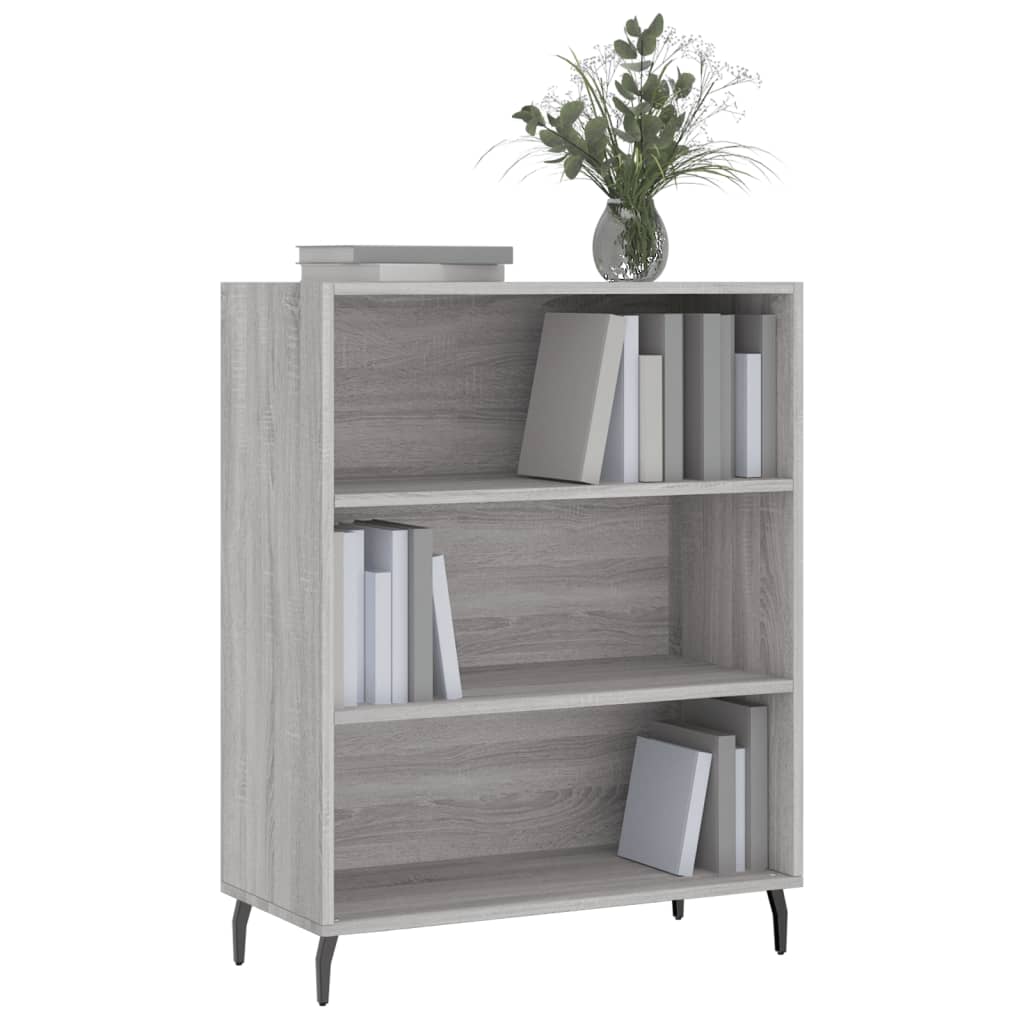 Ραφιέρα Γκρι Sonoma 69,5 x 32,5 x 90 εκ. από Επεξεργασμένο Ξύλο 3