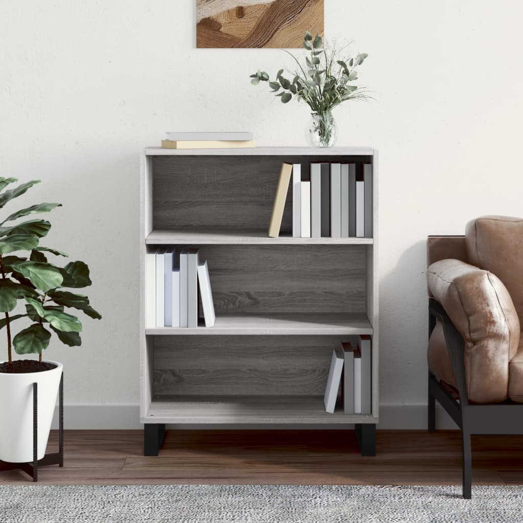 Ραφιέρα Γκρι Sonoma 69,5 x 32,5 x 90 εκ. από Επεξεργασμένο Ξύλο 1