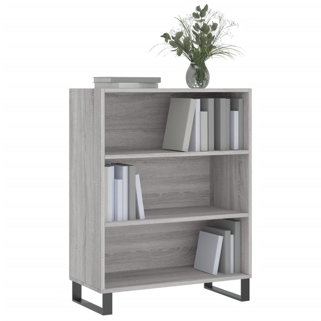 Ραφιέρα Γκρι Sonoma 69,5 x 32,5 x 90 εκ. από Επεξεργασμένο Ξύλο 3