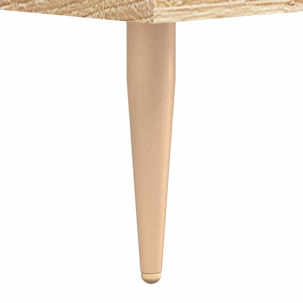 Έπιπλο Τηλεόρασης Sonoma Δρυς 80x36x50 εκ. Επεξεργασμένο Ξύλο 10