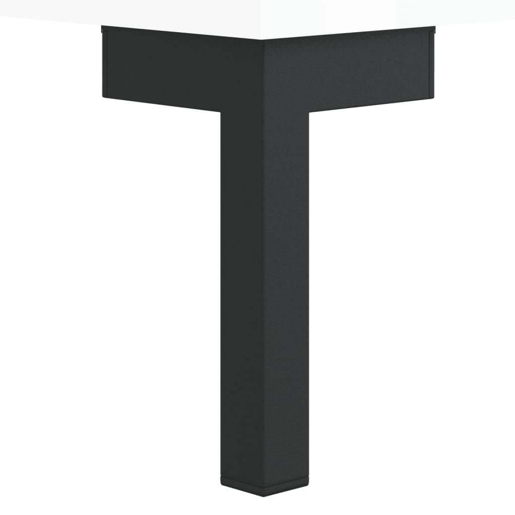 Έπιπλο Τηλεόρασης Γυαλ. Λευκό 80x36x50 εκ. Επεξεργασμένο Ξύλο 10