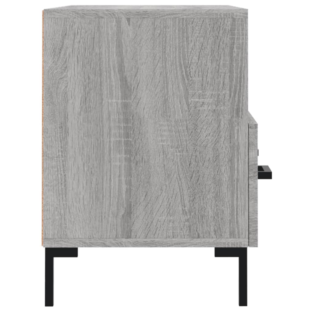 Έπιπλο Τηλεόρασης Γκρι Sonoma 80x36x50 εκ. από Επεξεργ. Ξύλο 7