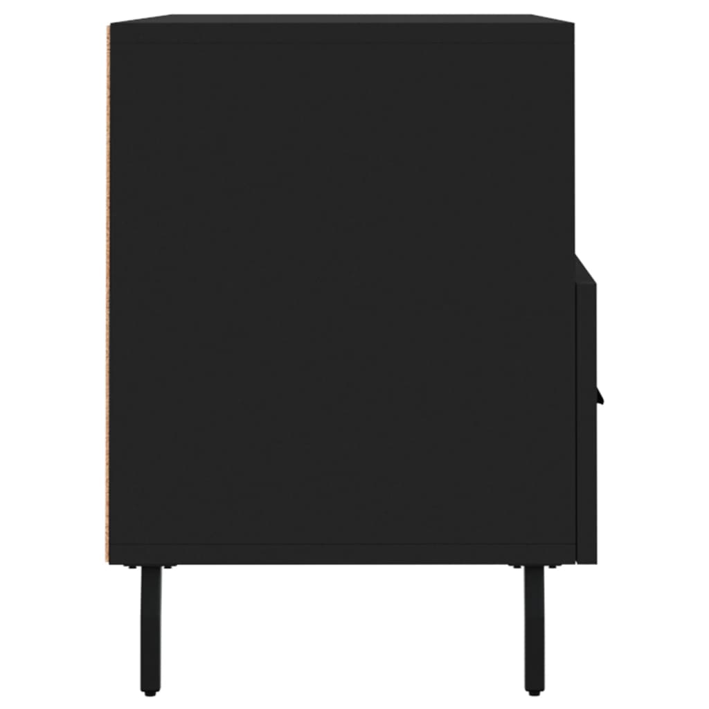 Έπιπλο Τηλεόρασης Μαύρο 80 x 36 x 50 εκ. από Επεξεργασμένο Ξύλο 7