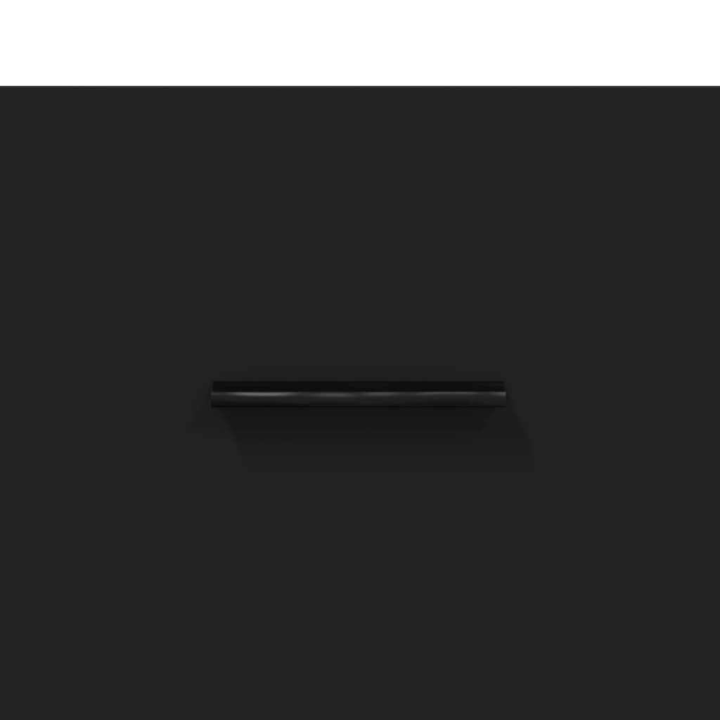 Έπιπλο Τηλεόρασης Μαύρο 80 x 36 x 50 εκ. από Επεξεργασμένο Ξύλο 9