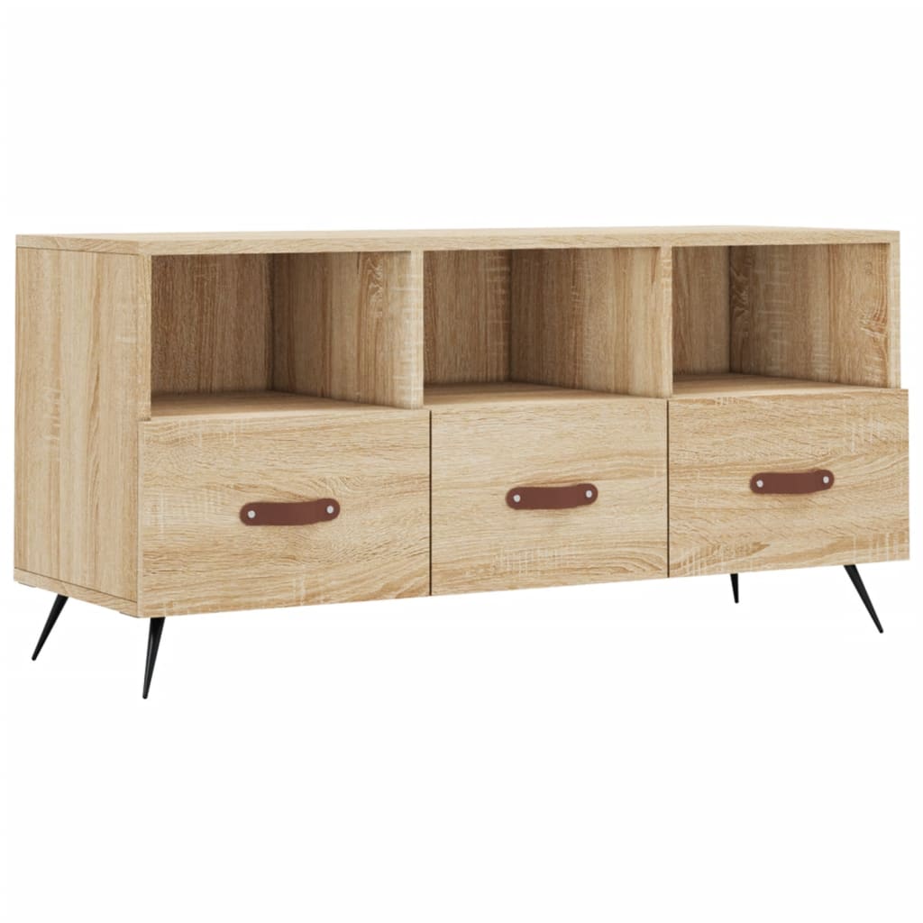 Έπιπλο Τηλεόρασης Sonoma Δρυς 102 x 36 x 50 εκ. Επεξεργ. Ξύλο 2