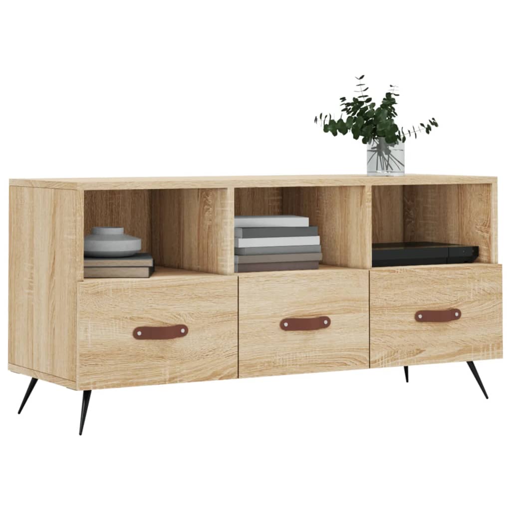 Έπιπλο Τηλεόρασης Sonoma Δρυς 102 x 36 x 50 εκ. Επεξεργ. Ξύλο 3