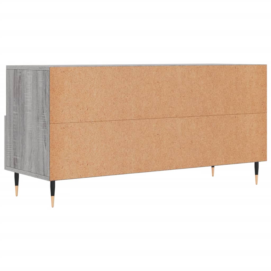 Έπιπλο Τηλεόρασης Γκρι Sonoma 102x36x50 εκ. Επεξεργασμένο Ξύλο 8