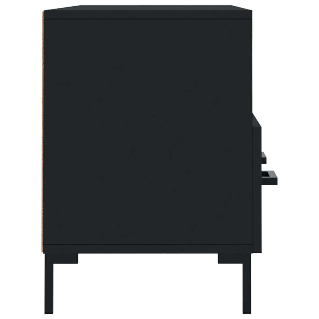 Έπιπλο Τηλεόρασης Μαύρο 102 x 36 x 50 εκ. από Επεξεργ. Ξύλο 7