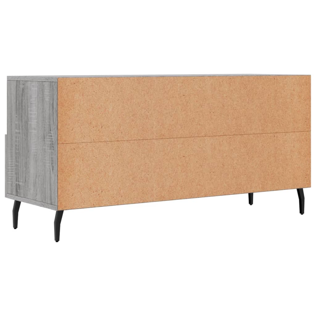 Έπιπλο Τηλεόρασης Γκρι Sonoma 102 x 36 x 50 εκ. Επεξεργ. Ξύλο 8