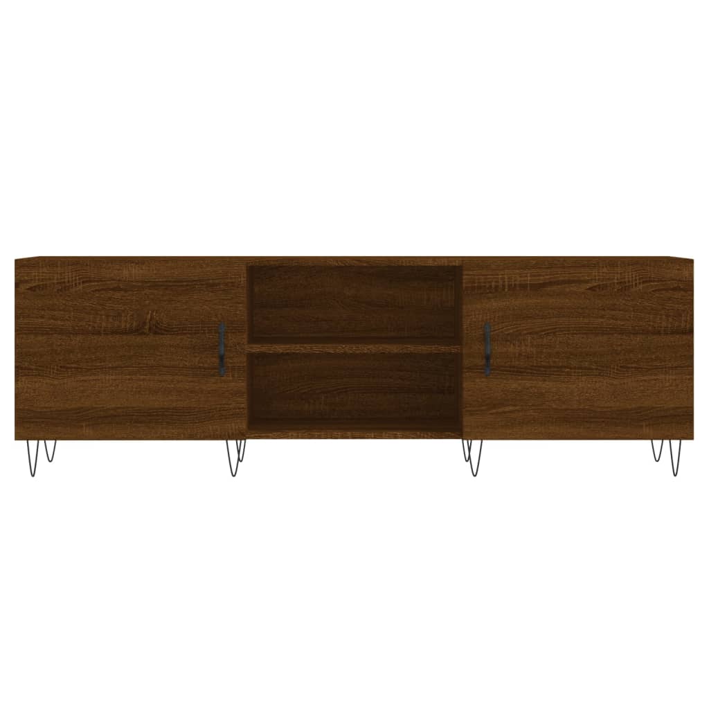 Έπιπλο Τηλεόρασης Καφέ Δρυς 150x30x50 εκ. Επεξ. Ξύλο 5