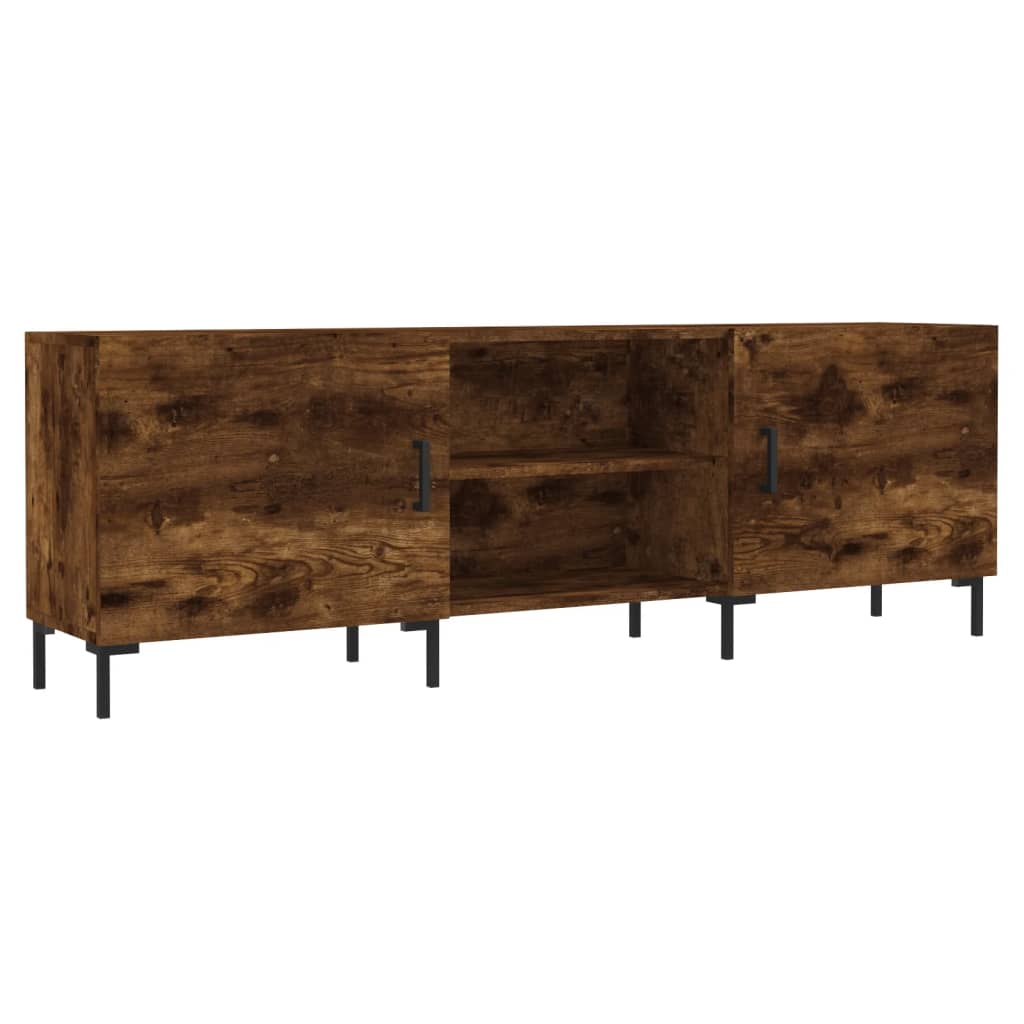 Έπιπλο Τηλεόρασης Καπνιστή Δρυς 150x30x50 εκ. Επεξ. Ξύλο 2