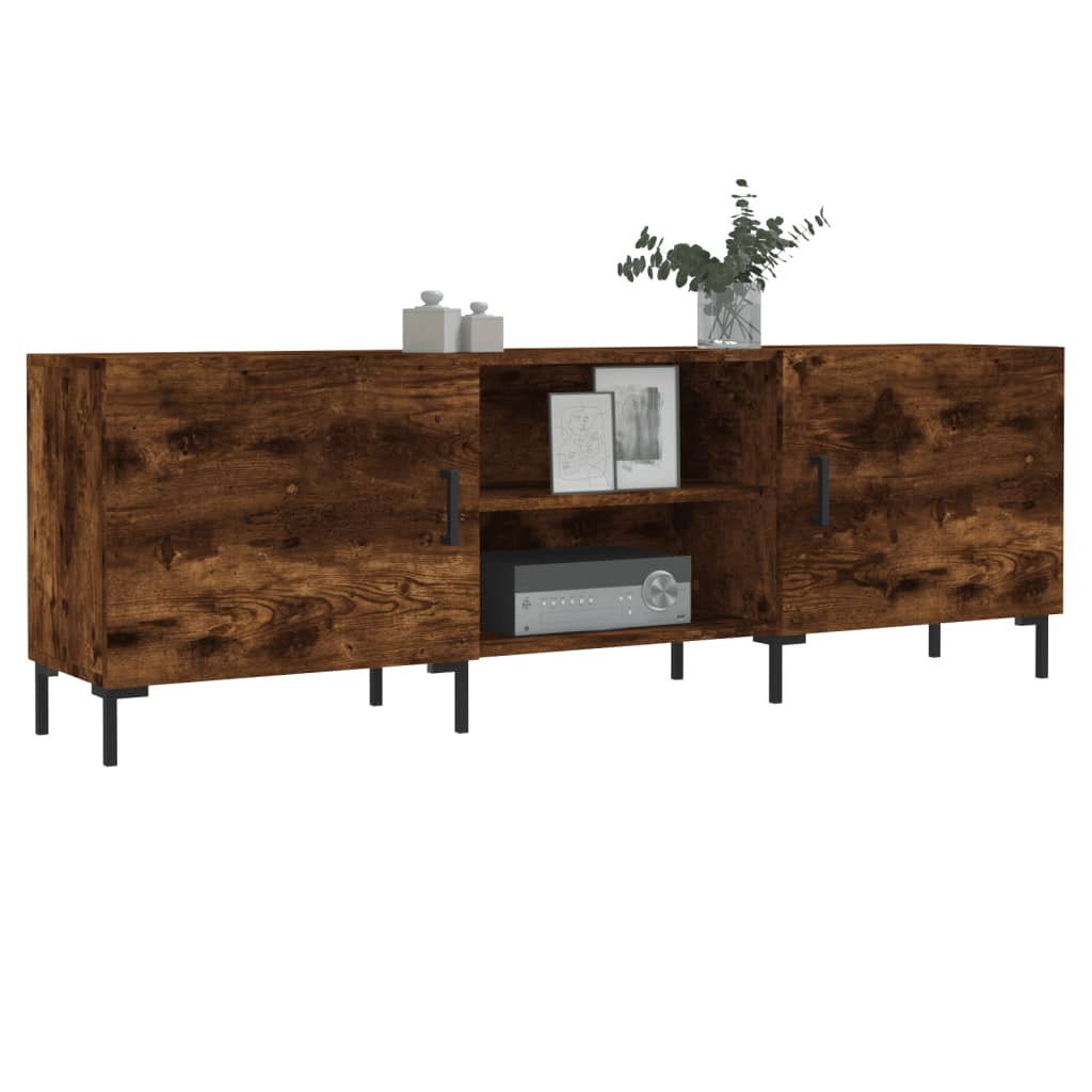 Έπιπλο Τηλεόρασης Καπνιστή Δρυς 150x30x50 εκ. Επεξ. Ξύλο 3