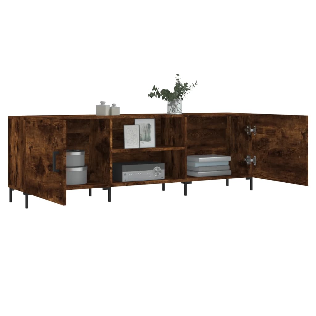 Έπιπλο Τηλεόρασης Καπνιστή Δρυς 150x30x50 εκ. Επεξ. Ξύλο 4
