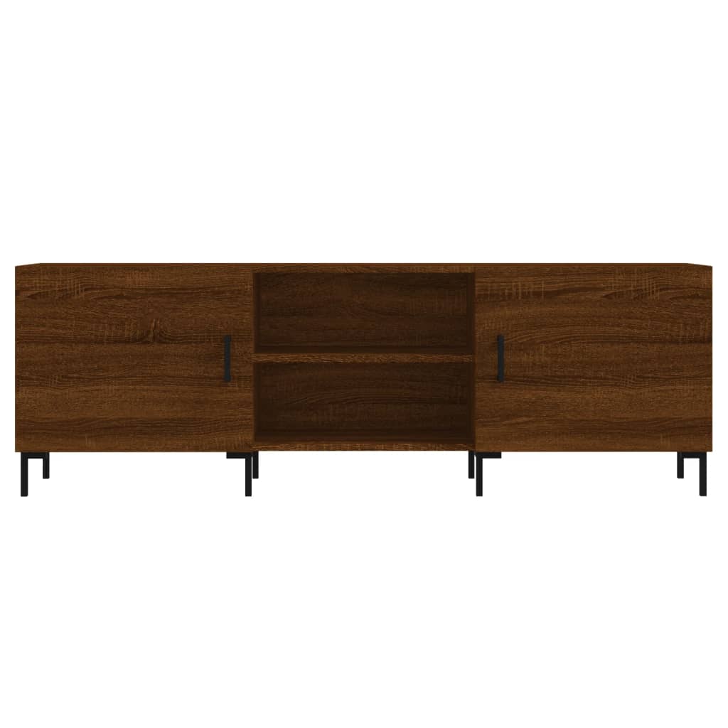 Έπιπλο Τηλεόρασης Καφέ Δρυς 150x30x50 εκ. Επεξ. Ξύλο 5