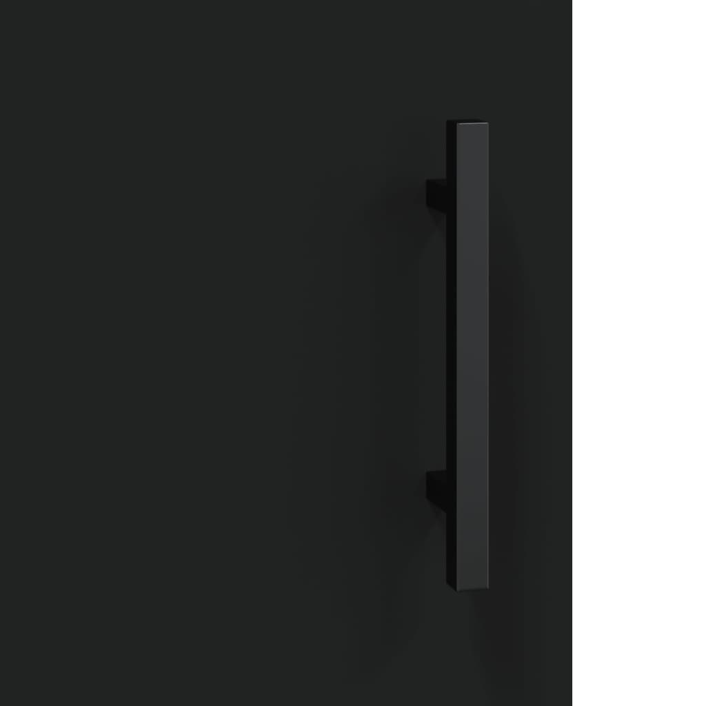 Έπιπλο Τηλεόρασης Μαύρο 150x30x50 εκ. Επεξεργασμένο Ξύλο 9