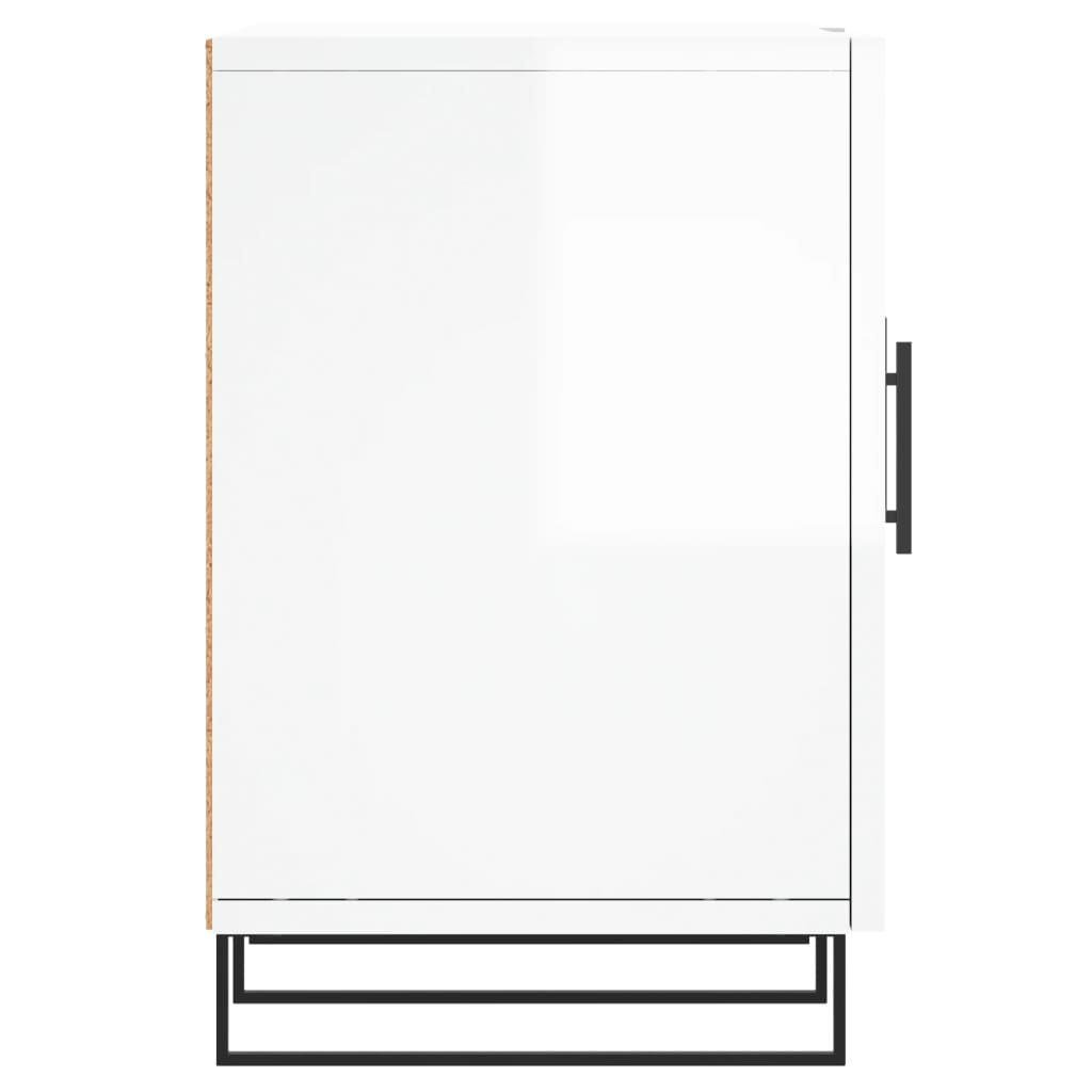 Έπιπλο Τηλεόρασης Γυαλ. Λευκό150x30x50εκ.Επεξεργασμένο Ξύλο 7