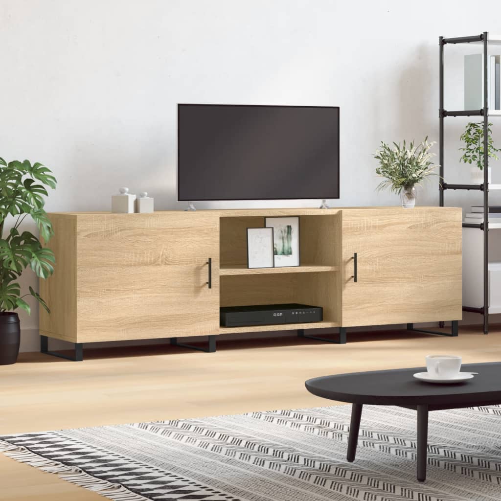 Έπιπλο Τηλεόρασης Sonoma Δρυς 150x30x50 εκ. Επεξεργασμένο Ξύλο 1