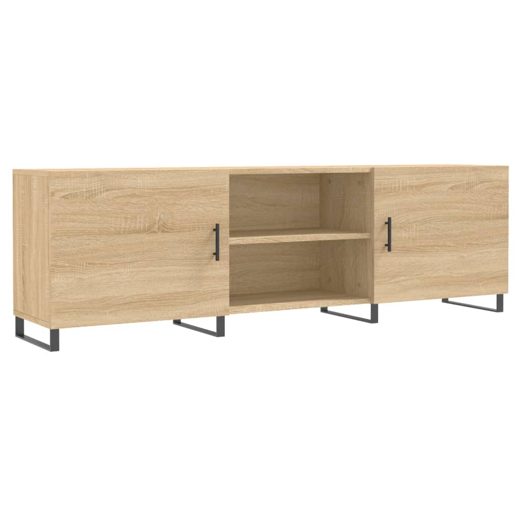 Έπιπλο Τηλεόρασης Sonoma Δρυς 150x30x50 εκ. Επεξεργασμένο Ξύλο 2